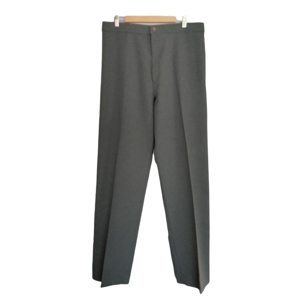 Vintage 70's Levi's Juniors Women's Grey Slacks Very High Waist Long Length